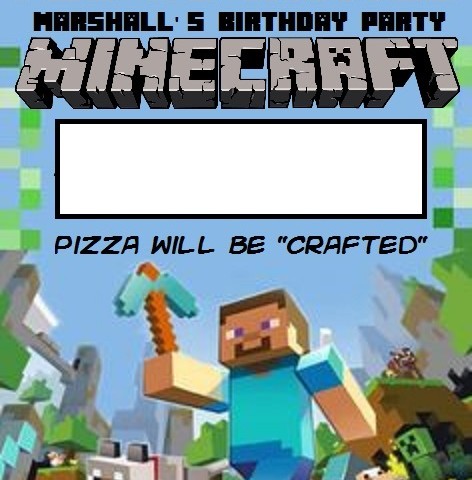 Birthday party invitation design by Beauty and the Geek Digital Design