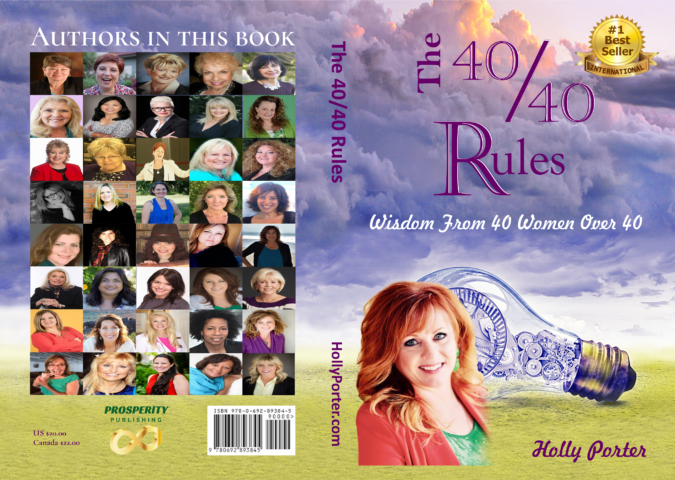 Book cover design for 40/40 by Beauty and the Geek Digital Design