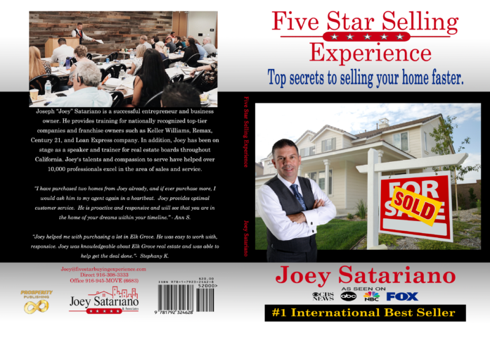 Book cover design for Five Star Selling by Beauty and the Geek Digital Design