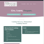 Website design for The Martin Farmhouse by Beauty and the Geek Digital Design