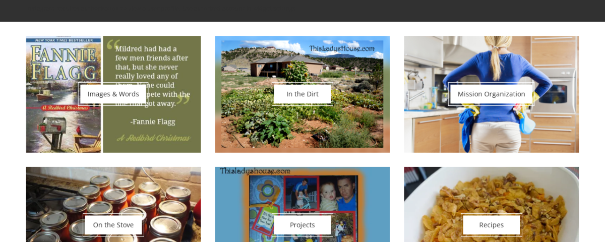 Website design for This Lady's House by Beauty and the Geek Digital Design