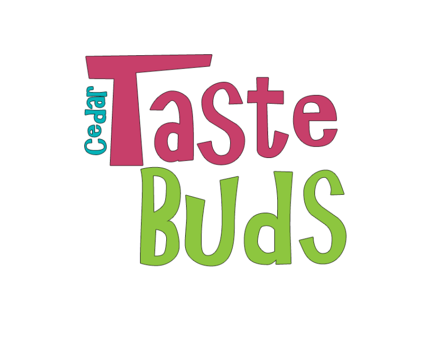 Cedar Taste Buds multicolor logo designed by Beauty and the Geek Digital Design