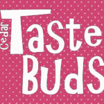 Cedar Taste Buds logo on a pink star background, designed by Beauty and the Geek Digital Design